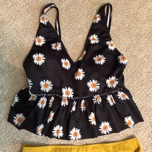 Kortni Jeane V-neck swim top